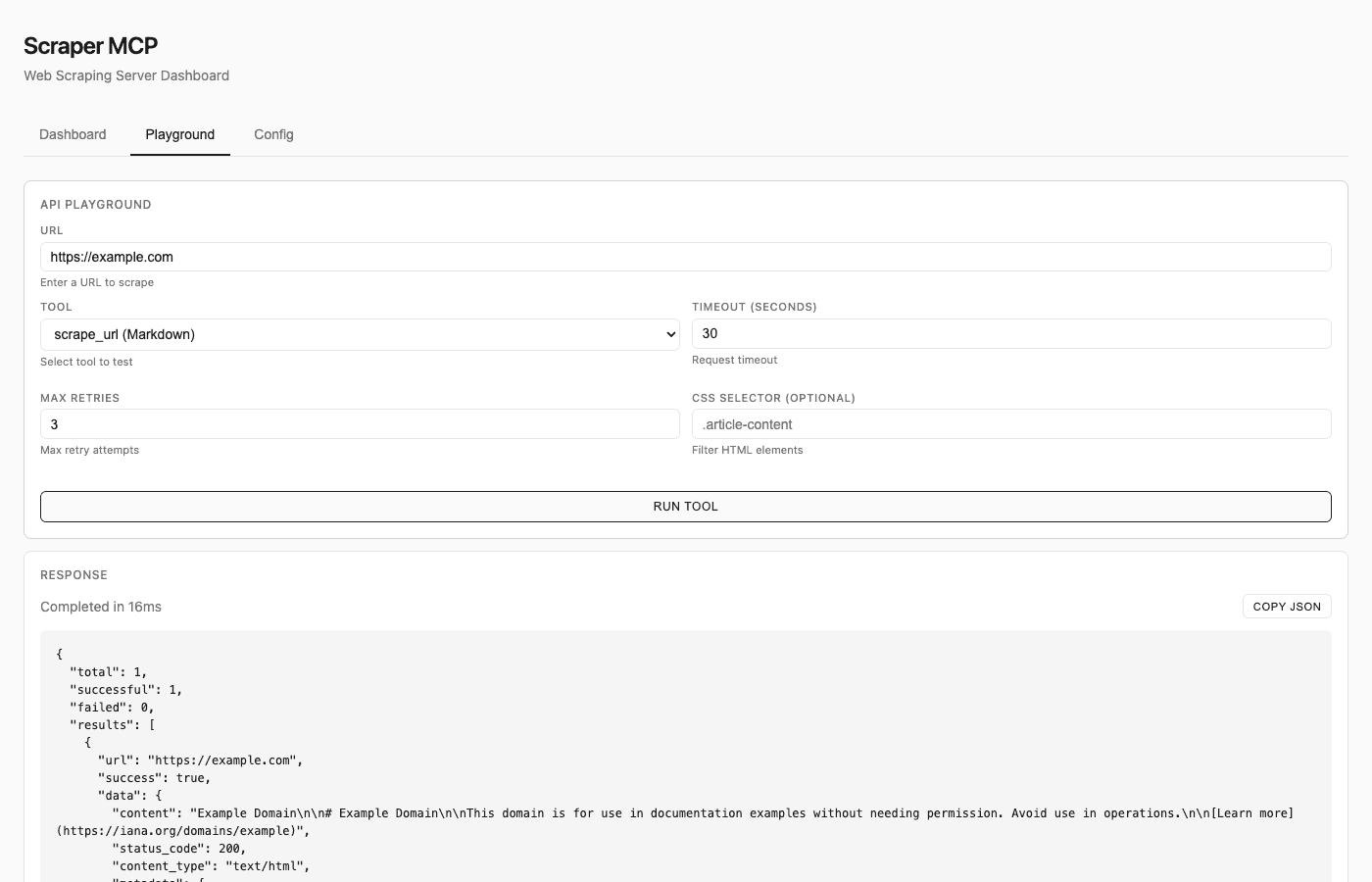 Playground - Web Scraping