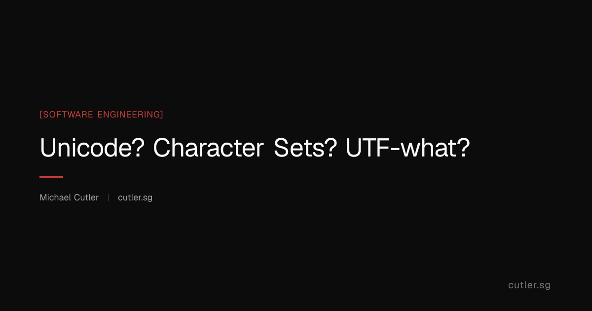 Unicode & Character Sets: Essential Developer Reading | Fractional Futurist
